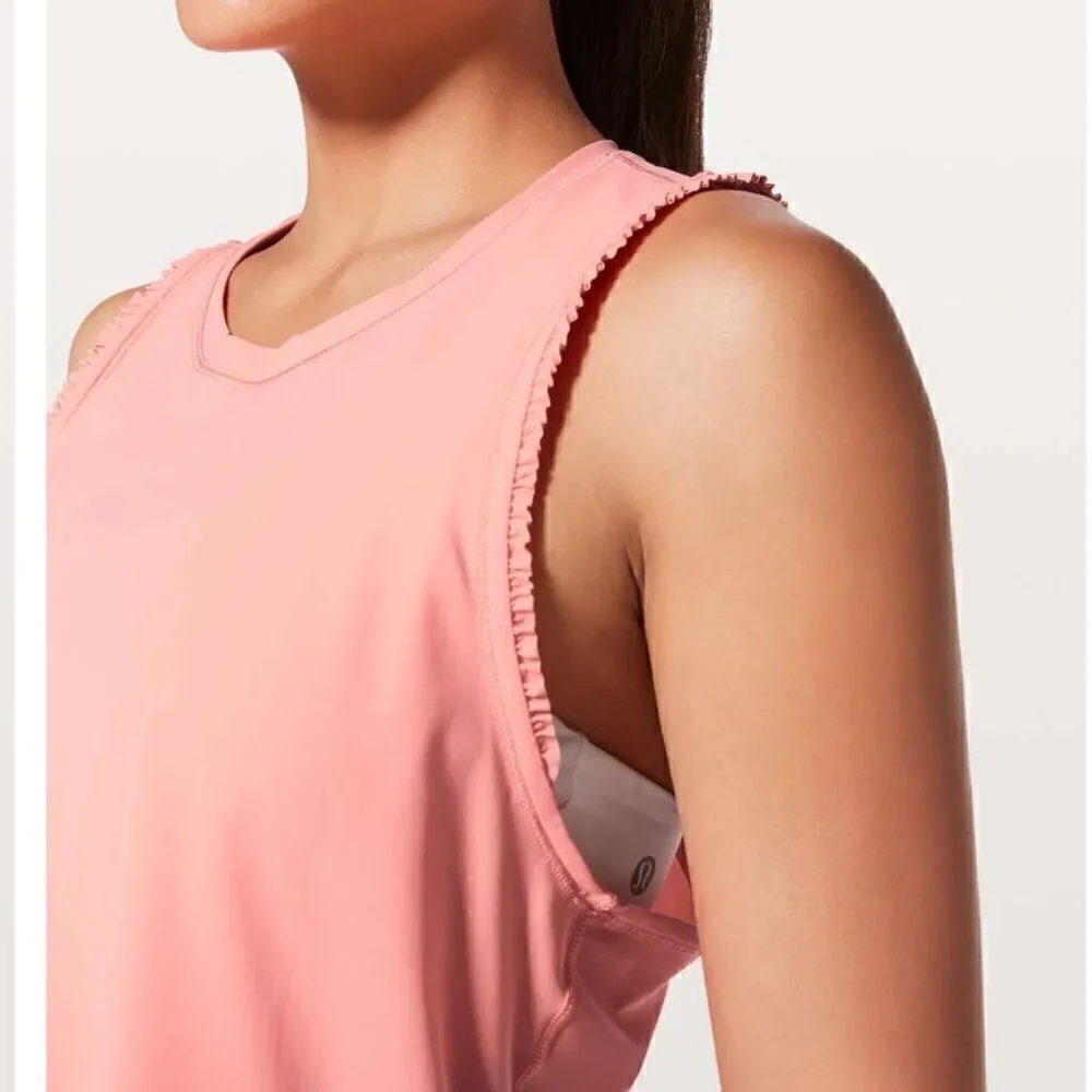 Lululemon Fast As Light Tank *Frilled